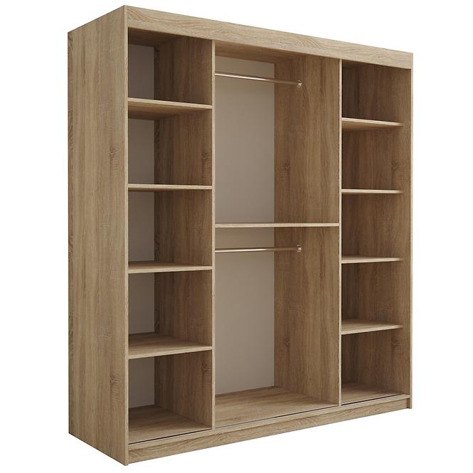 Schrank Tapi 180 Eiche Sonoma/Rosa