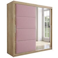 Schrank Tapi 200 Eiche Sonoma/Rosa