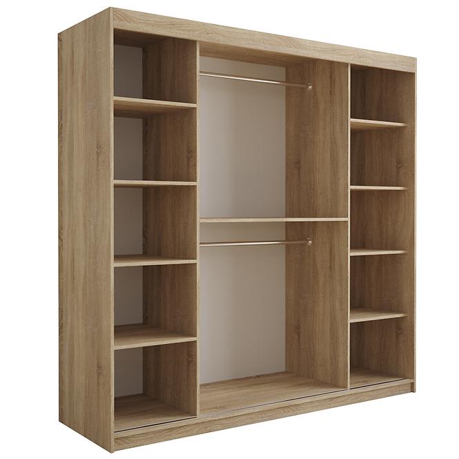 Schrank Tapi 200 Eiche Sonoma/Rosa