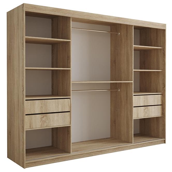 Schrank Tapi 250 Eiche Sonoma/Rosa