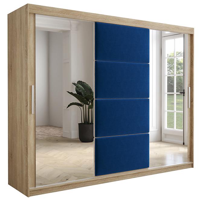 Schrank Tapi 250 Eiche Sonoma/Blau