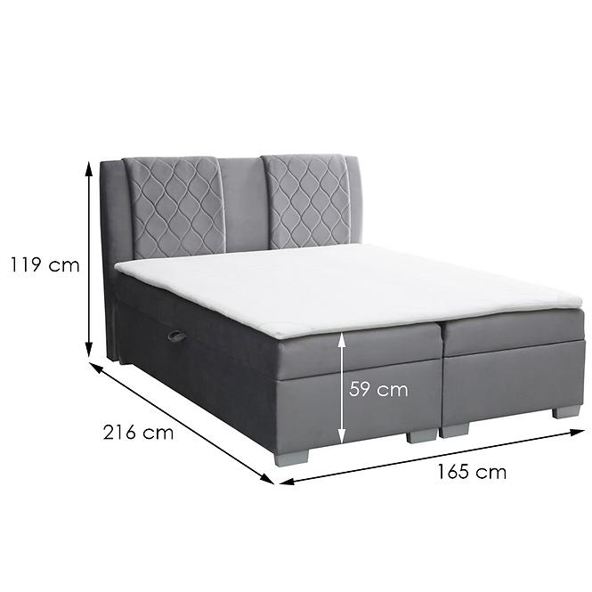 Bett Kolumbia 160x200 Bluvel 14