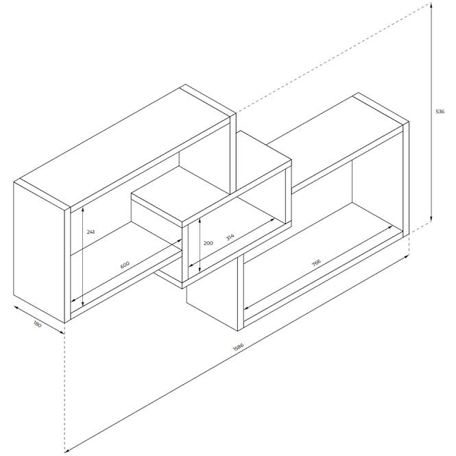 Hängeregal Nr 7. Artisan