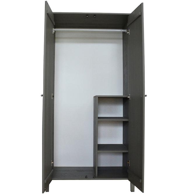 Schrank II Oskar 90x180x53 Grau