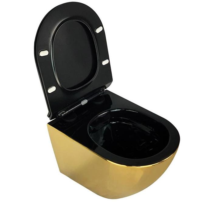 Hängeschüssel Alice II Slim gold/black mit Sitz