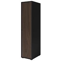 Schrank Verona 4 P/L Schwarz/Nussbaum