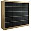 Schrank Halifax V1 250 eiche Artisan/schwarz