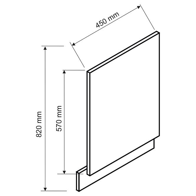 Türen für einbauspülmaschine Max 45po weiß