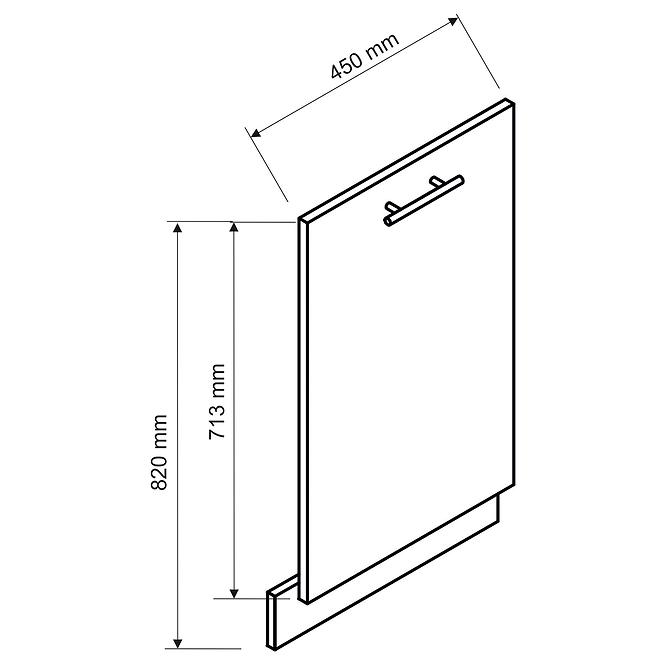 Türen für einbauspülmaschine Max 45pz weiß