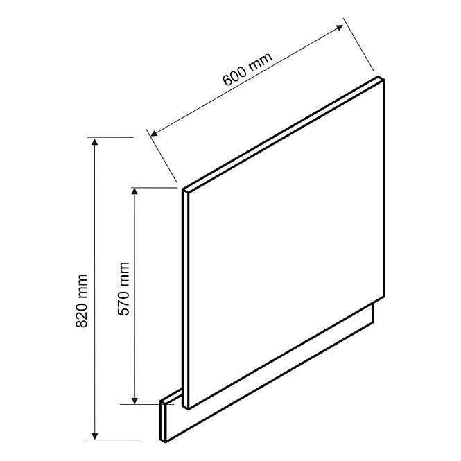 Türen für einbauspülmaschine Max 60po weiß