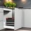 Küchenschrank Max D90pc S/3 Grau,14