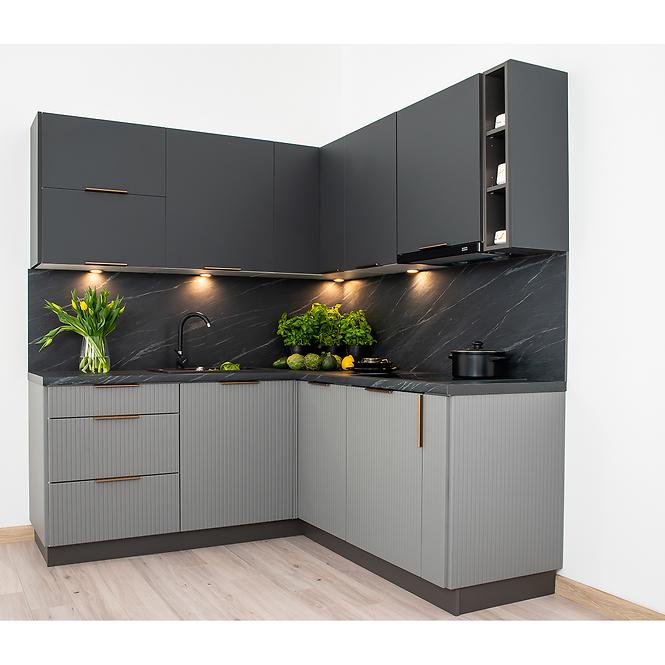 Küchenschrank Max D60 Pl Grau