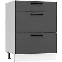 Küchenschrank Max D60s/3 Grau