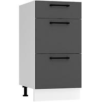 Küchenschrank Max D40s/3 Grau