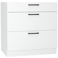 Küchenschrank Max D80s/3 Weiß