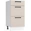 Küchenschrank Max D40s/3 Hell Beige