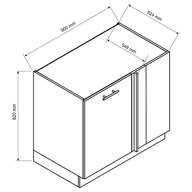 Küchenschrank Max Dnp Pl Granit