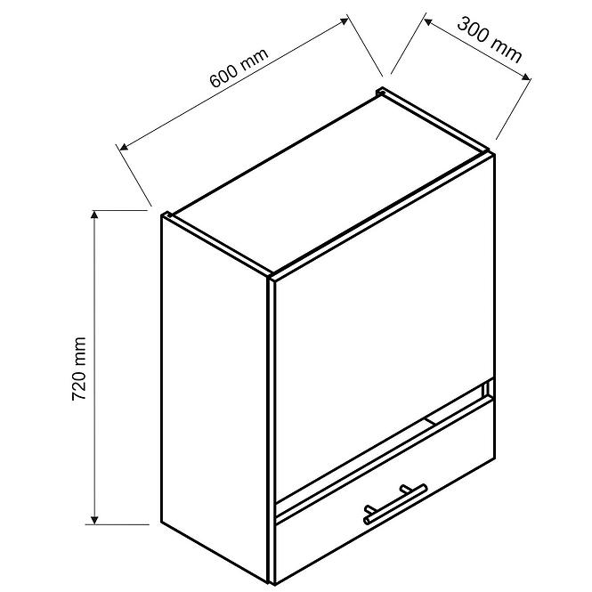 Küchenschrank Max Ws60 Pl Weiß