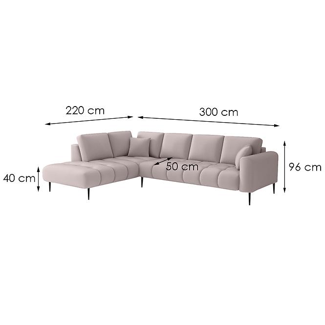 Ecksofa Marion L Mil 12568