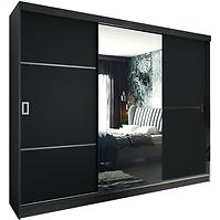 Schrank Retro 200 2l Schwarz