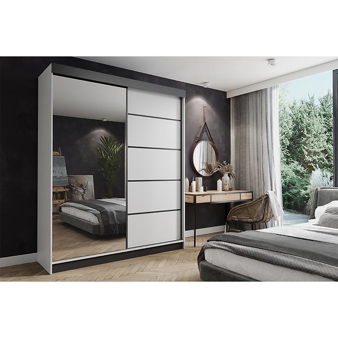 Schrank Amo 150 Weiß