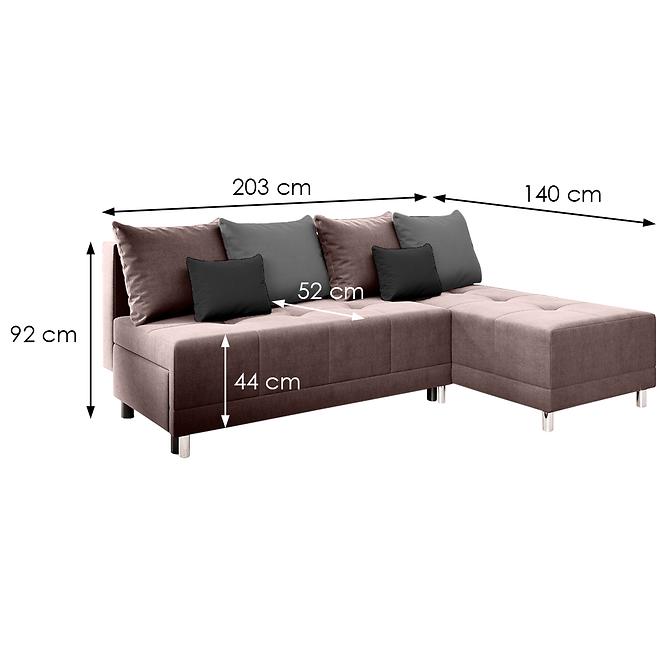 Ecksofa Max New Monolith 63+85+92