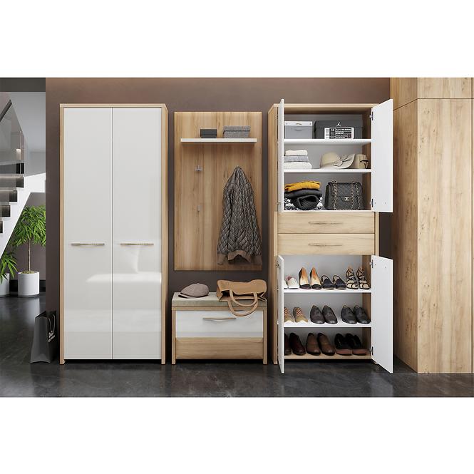 Schrank 1D Gala V1 pacific walnut/beige