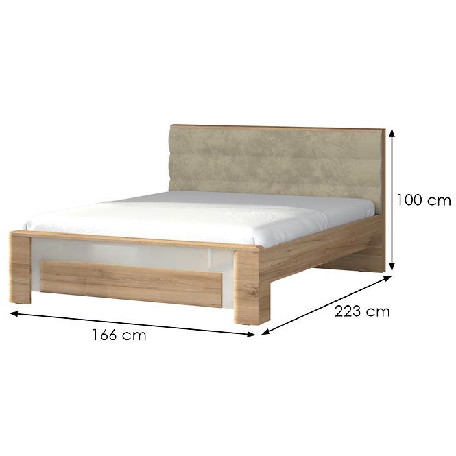 Bett Gala kr160-gl pacific walnut/beige