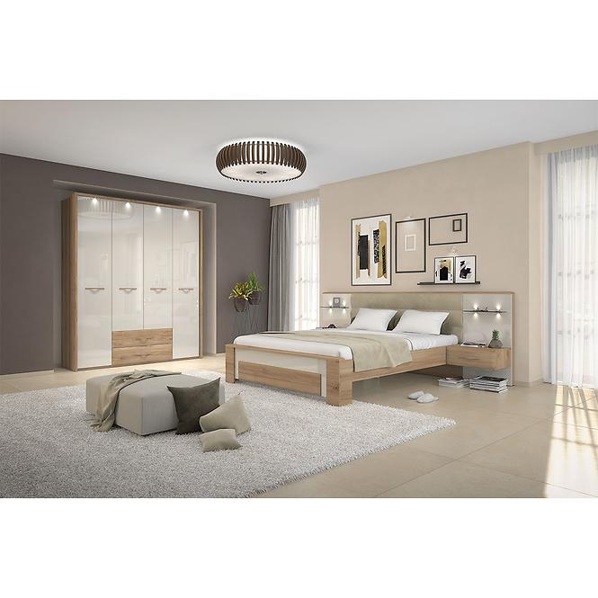 Bett Gala kr160-gl pacific walnut/beige