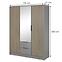 Schrank Nelly 3d spiegel grau/artisan,2