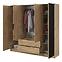 Schrank Nelly 4d artisan/schwarz,4