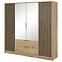 Schrank Nelly 4d spiegel artisan/schwarz