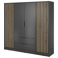 Schrank Nelly 4d graphit/artisan