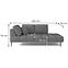 Chaiselongue Marion P Monolith 85,3