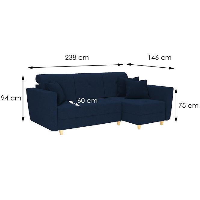 Ecksofa Grey P Riviera 81