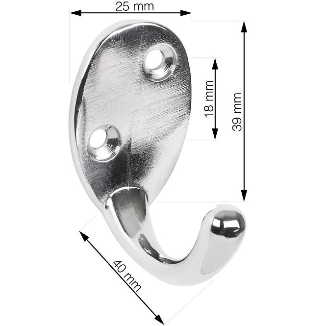 Wandgarderobe Polaris Chrom