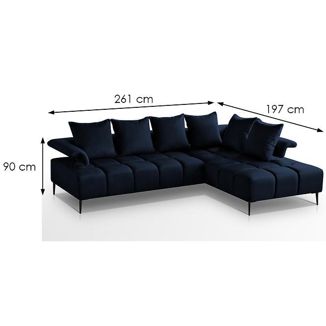 Ecksofa Vanessa P Monolith 77