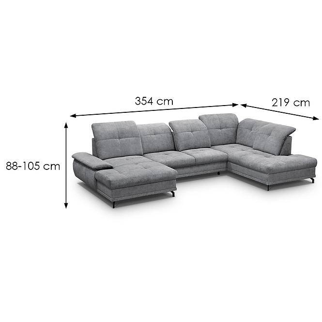 Ecksofa Bruno L Aston 16