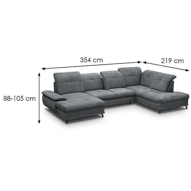 Ecksofa Bruno L Aston 17