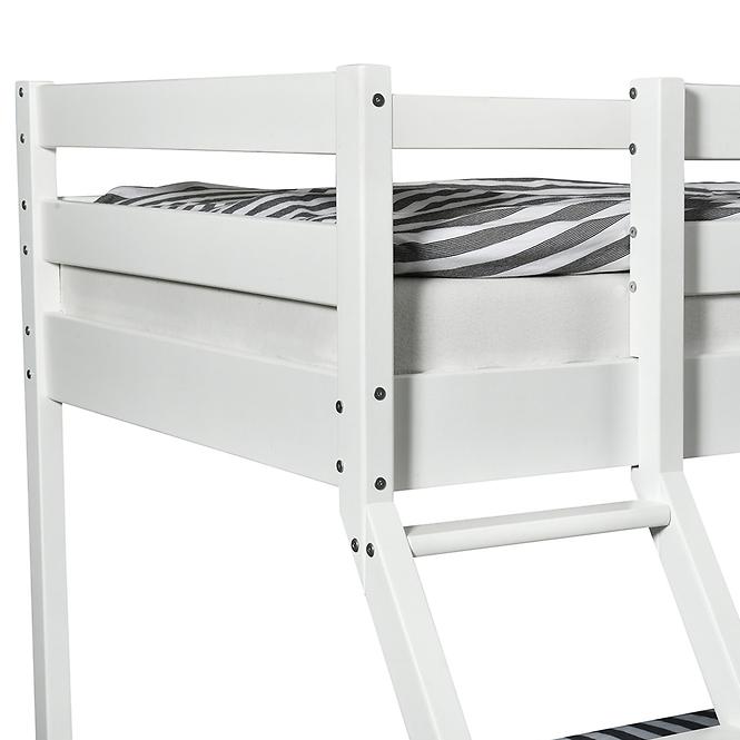 Bett aus buche Mike 200x90/140 white