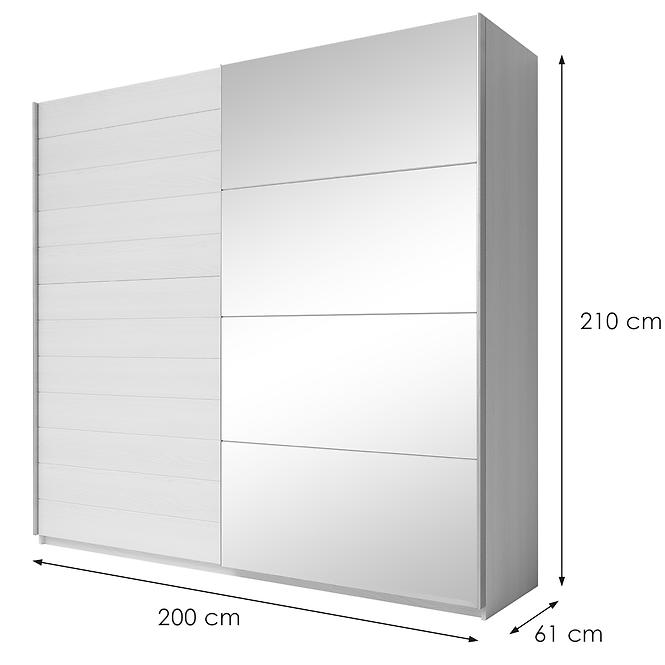 Schrank Galaxy 2D 67 Abisko/Glas