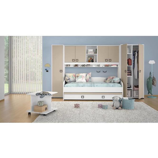 Bett Kiki KR120-BE/KI white