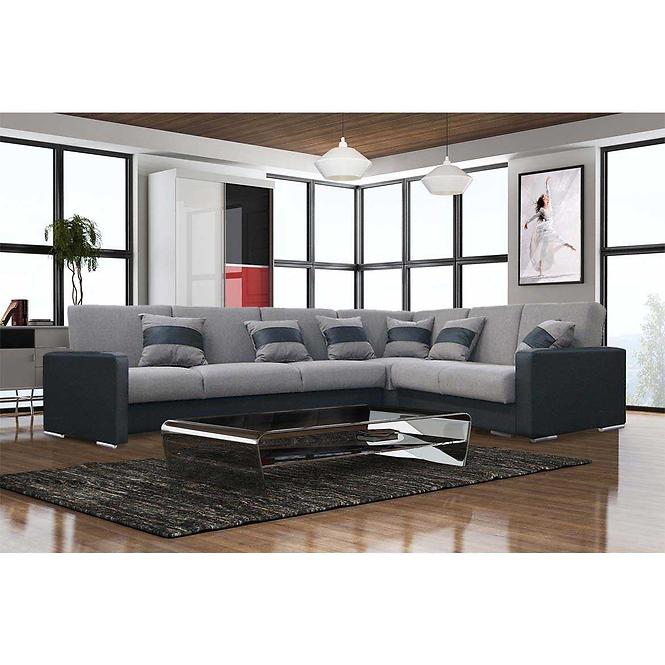 Ecksofa Nero Eco Leder mat R 587 + mati 11 g3