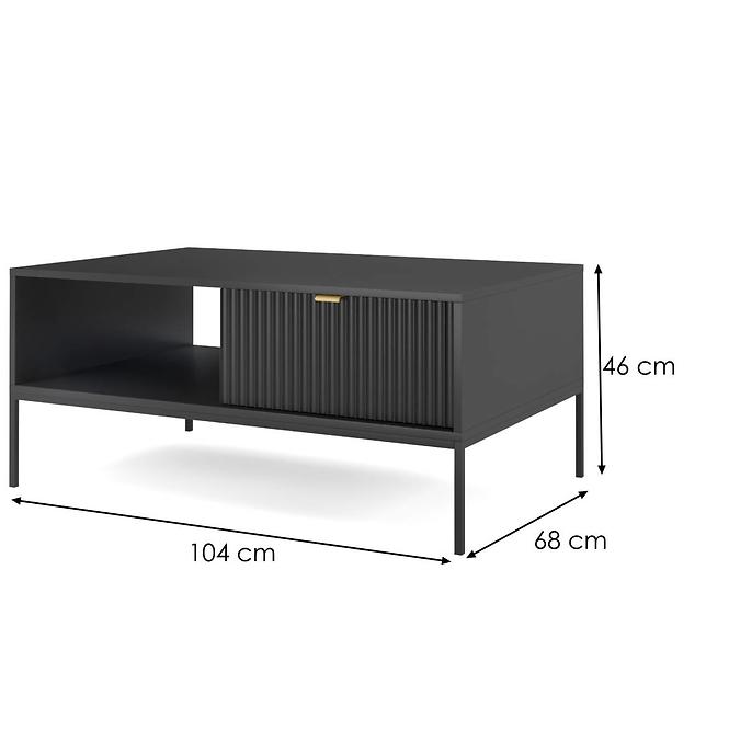 Couchtisch Nova L104 schwarz