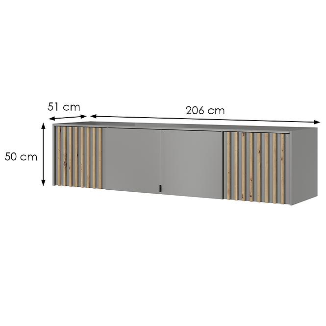 Schrankverlängerung Nelly 4d grau/artisan