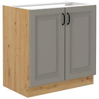 Küchenschrank Stilo claygrey/artisan 80ZL 2F BB