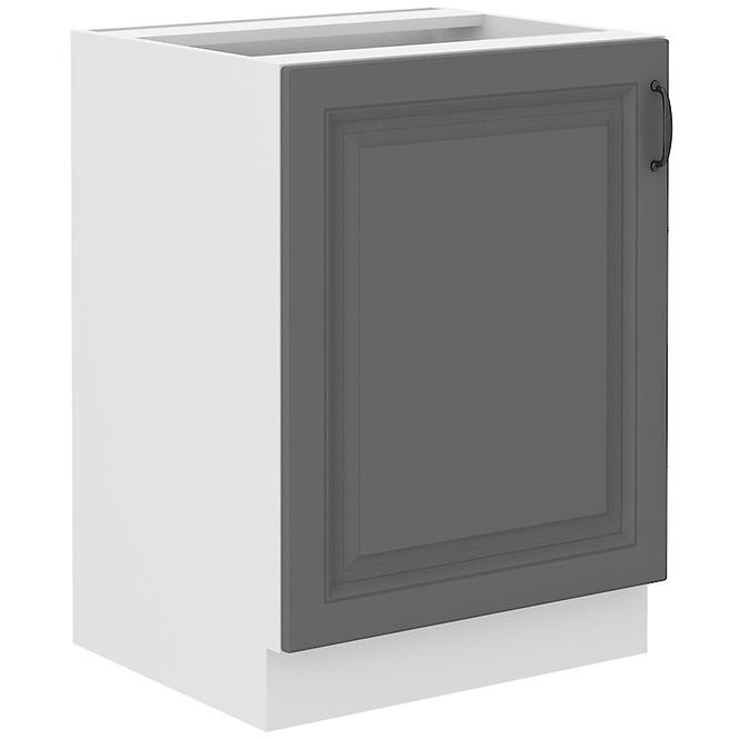 Küchenschrank Stilo dustgrey/weiß 60D 1F BB