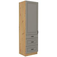 Küchenschrank Stilo claygrey/artisan 60DKS-210 3S 1F