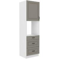 Küchenschrank Stilo claygrey/weiß 60DPS-210 3S 1F