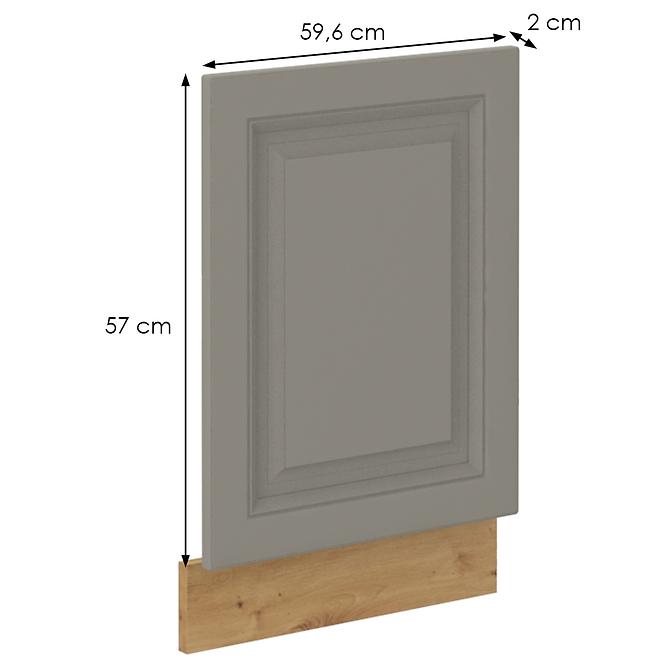 Türen für Einbauspülmaschine Küchenschrank Stilo claygrey/artisan 570x446